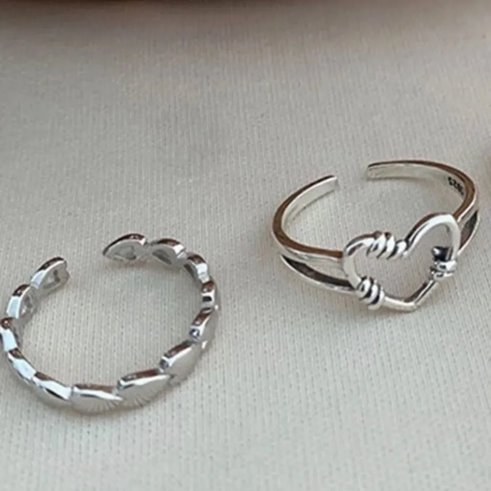 💕 3/$25 SS RING OF HEARTS ADJUSTABLE‎